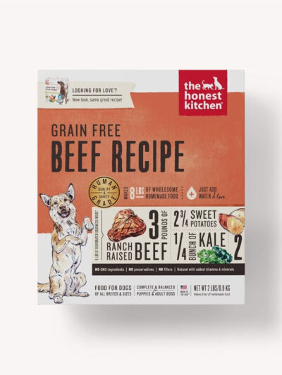 The Honest Kitchen Love Grain Free Beef Dehydrated Dog Food 2 Lbs