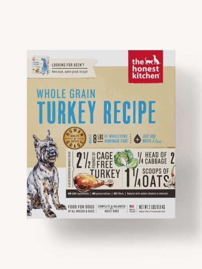The Honest Kitchen Keen Whole Grain Turkey Dehydrated Dog Food 2 Lbs