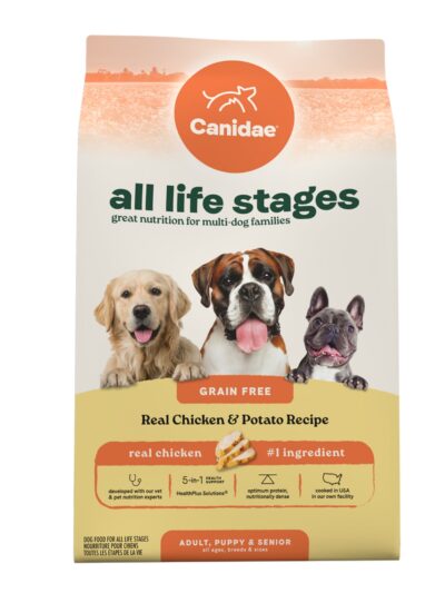 CANIDAE All Life Stages Dry Dog Food Real Chicken Potato, 1ea/4 lb