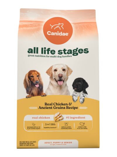 CANIDAE All Life Stages Dry Dog Food Real Chicken Potato, 1ea/24 lb