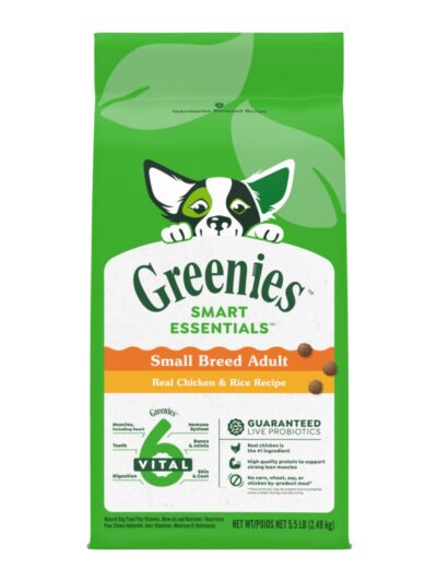 Greenies Smart Essentials Small Breed Dry Dog Food Chicken Rice, 1ea/5.5 lb