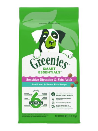 Greenies Smart Essentials Sensitive Digestion Skin Dry Dog Food Lamb, 1ea/6 lb