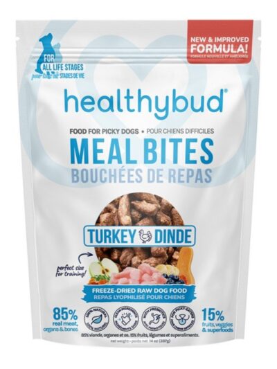 Healthy Bud Dog Freeze-dried 14oz. Turkey Bites