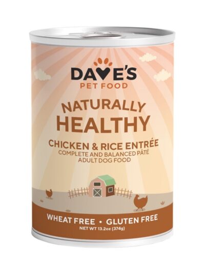 Dave's Pet Food Naturally Healthy Chicken And Rice Recipe 13.2oz. (Case of 12)