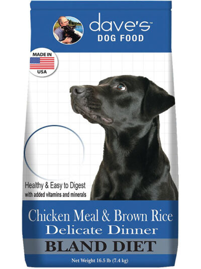 Dave's Cat's Delicate Dinners (Easy To Digest) Chicken Meal; Rice and Oatmeal 16 Lbs