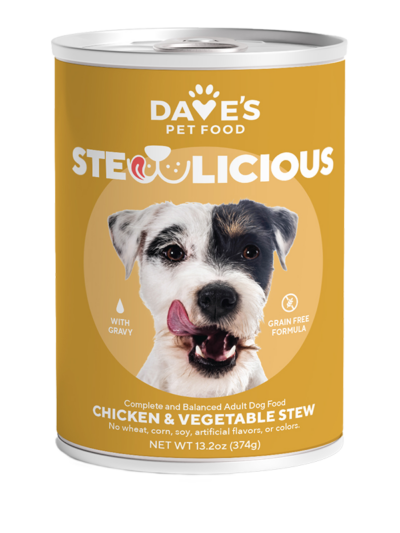 Dave's Dog Grain Free Chicken And Vegetable Cuts In Gravy - 13.2oz. (Case of 12)