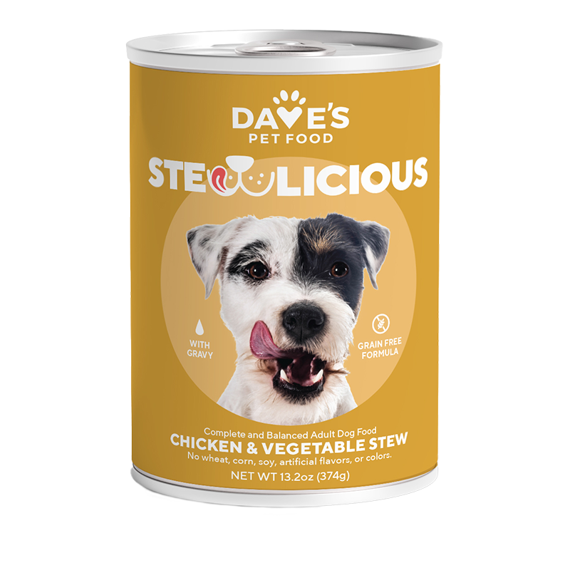 Dave's Dog Grain Free Chicken And Vegetable Cuts In Gravy - 13.2oz. (Case of 12)