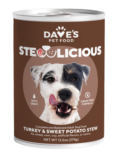 Dave's Dog Grain Free Turkey And Sweet Potato Cuts In Gravy 13.2oz. (Case of 12)