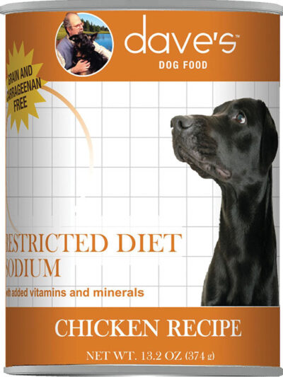 Dave's Dog Restricted Diet Low Sodium Chicken 13oz. (Case of 12)