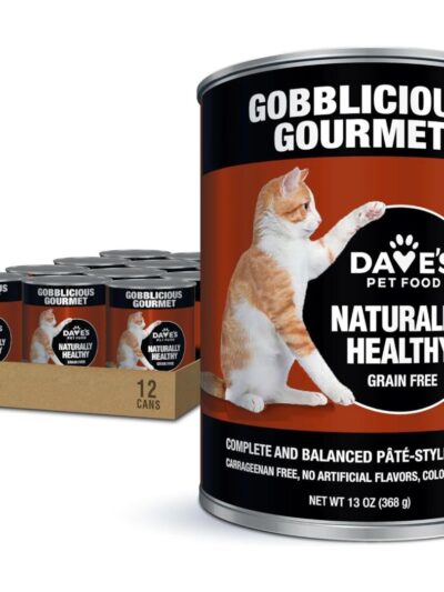 Dave'S Pet Food Cat Naturally Healthy Grain Free Shredded Chicken In Gravy 13.2Oz 12 Pack