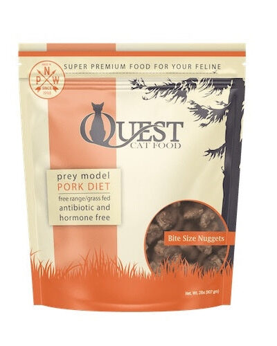 Steves Cat Quest Freeze Dried Nuggets Pork 10oz.