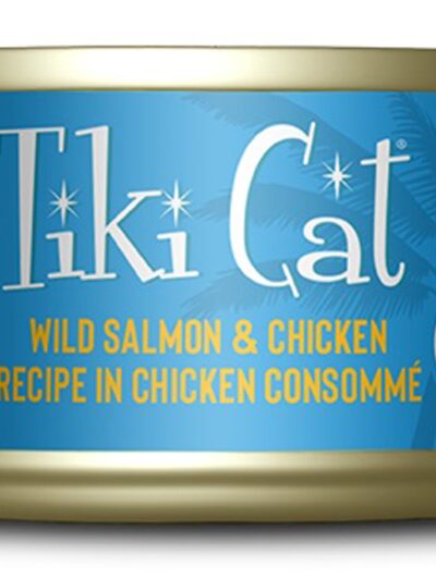 Tiki Pets Cat Napili Luau Wild Salmon & Chicken  2.8oz.(Case of 12)