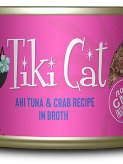Tiki Pets Cat Hana Grill Ahi Tuna & Crab in Broth 6oz. (Case of 8)