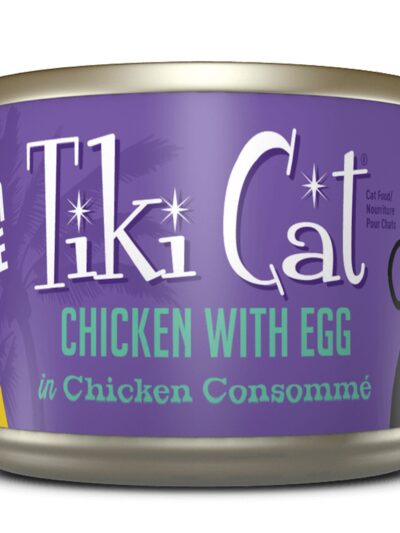 Tiki Pets Cat Luau Kool Chicken Egg 6oz. (Case of 8)