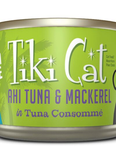 Tiki Pets Cat Luau Papeeko Ahi Tuna Mackerel 6oz. (Case of 8)