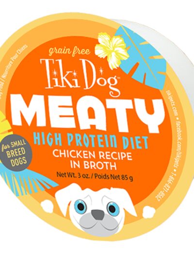 Tiki Pets Dog Mighty Chicken 3oz. (Case of 4)