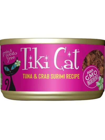 Tiki Pets Cat Lanai Grill Tuna Crab 2.8oz. (Case of 12)