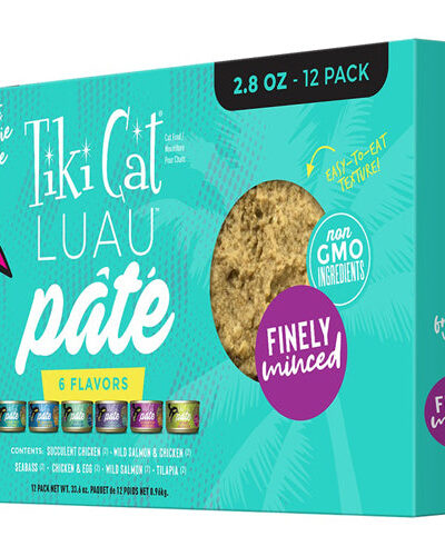 Tiki Pet Cat Luau Pate 2.8oz. Variety Pack (Case of 12)