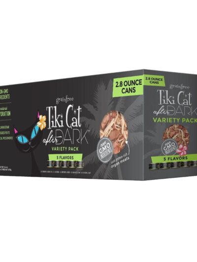 Tiki Pet Cat After Dark Pate 2.8Oz Variety Pack