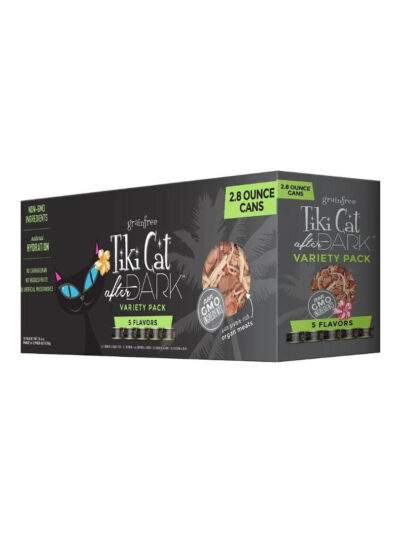 Tiki Pet Cat After Dark Whole Foods 2.8oz. Variety Pack (Case of 18)