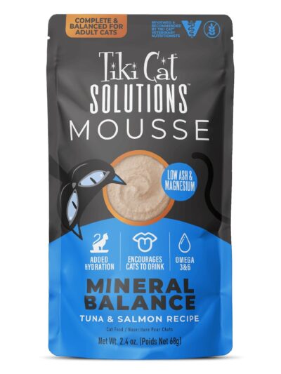 Tiki Pet Cat Solutions Mousse Mineral Balance 2.4oz. (Case of 12)