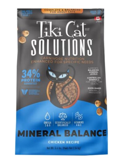 Tiki Pet Cat Solutions Mineral Balance Chicken 5.6Lb