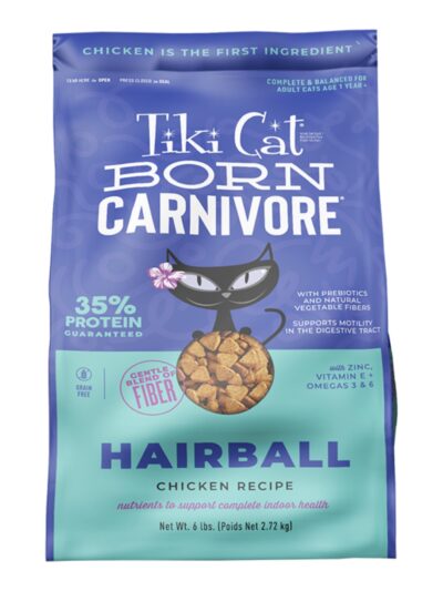 Tiki Pet Cat Carnivore Hairball Chicken 6Lbs