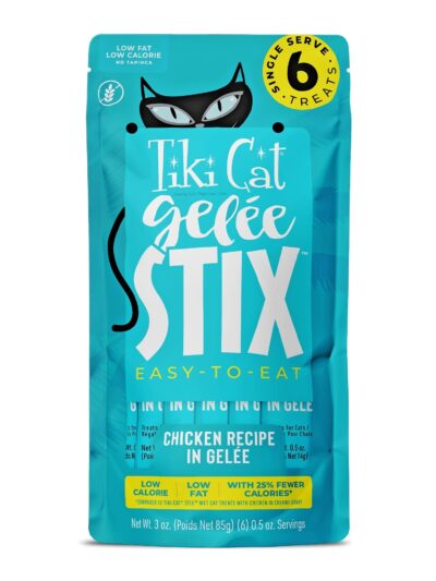 Tiki Pet Cat Stix Gelee Chicken 3oz. (Case of 12)