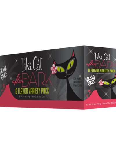 Tiki Pets Cat After Dark 2.8oz. Variety Pack (Case of 12)