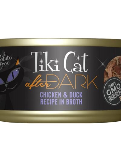 Tiki Pets Cat After Dark Chicken and Duck 2.8oz. (Case of 12)