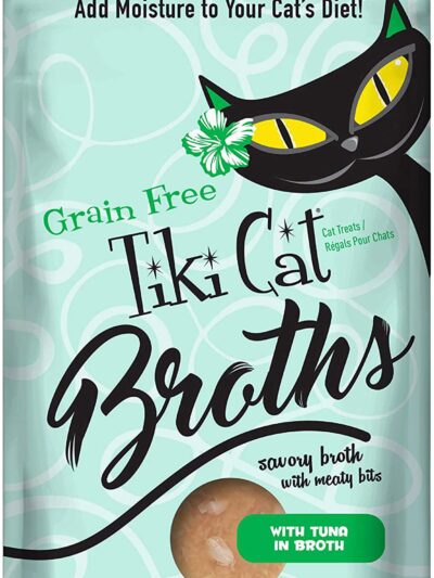 Tiki Pets Cat Broth Tuna 1.3oz. Pouch (Case of 12)
