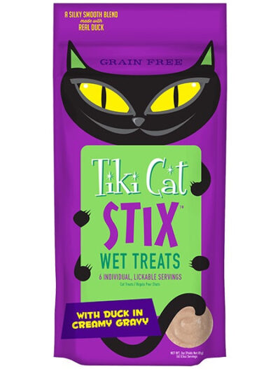 Tiki Pet Cat Stix Mousse Duck 3oz. (Case of 12)