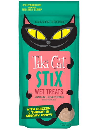 Tiki Pet Cat Stix Mousse Chicken and Shrimp 3oz. (Case of 12)