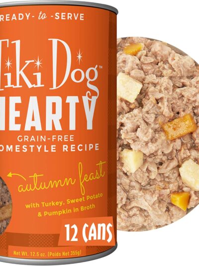 Tiki Pets Dog Hearty Autumn Feast 12.5oz. (Case of 8)