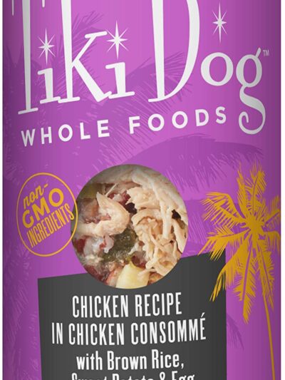 Tiki Pets Dog Whole Foods Chicken Recipe In Chicken Consomme 13.6oz (Case of 8)