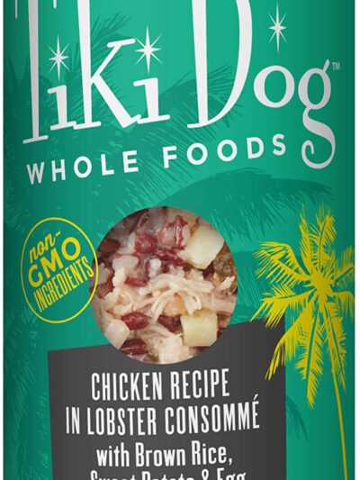 Tiki Pets Dog Whole Foods Chicken Recipe In Lobster Consomm 13.6oz. (Case of 12)