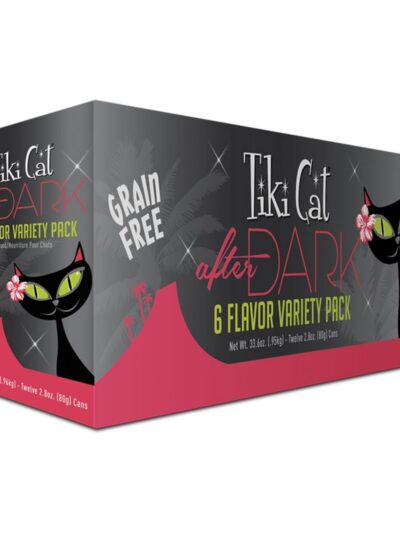 Tiki Pets Cat After Dark 5.5oz. Variety Pack (Case of 8)
