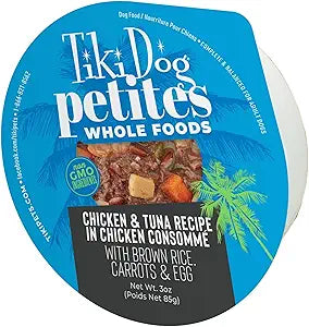Tiki Pet Dog Luau Chicken Tuna Consomme 3oz. (Case of 4)