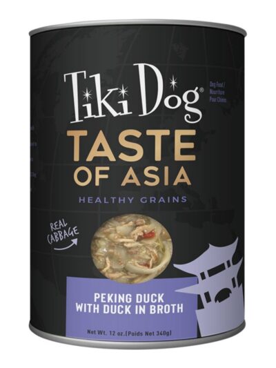 Tiki Pet Dog Gourmet Asian Duck 12oz. (Case of 8)