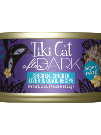 Tiki Pet Cat After Dark Pate Chicken 3Oz (12 per unit)