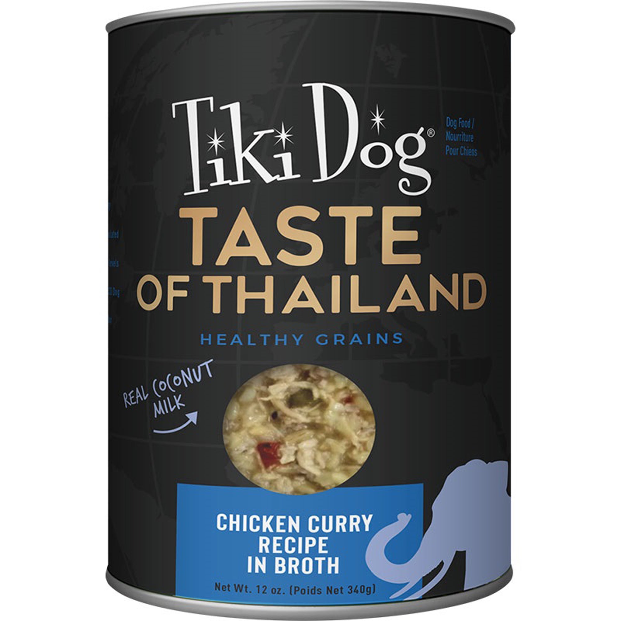 Tiki Pet Dog Taste Of The World Thailand Chicken 12oz. (Case of 8)