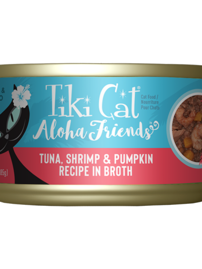 Tiki Pets Cat Aloha Tuna Shrimp 3oz. (Case of 12)