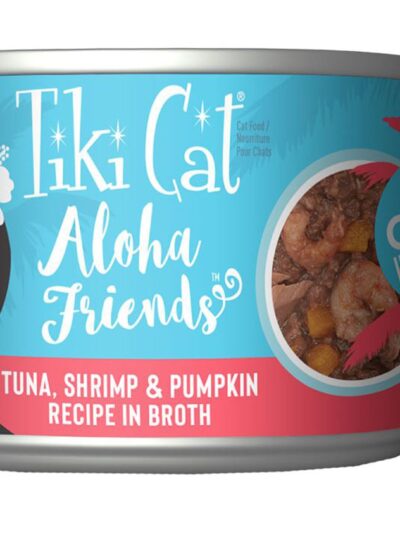 Tiki Pets Cat Aloha Tuna; Shrimp and Pumpkin 5.5oz. (Case of 8)