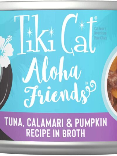 Tiki Pets Cat Aloha Tuna, Calamari & Pumpkin 5.5oz. (Case Of 8)