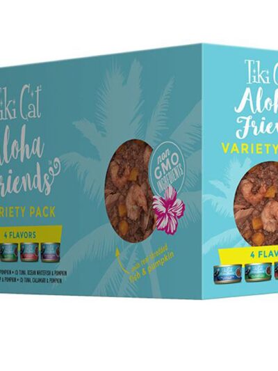 Tiki Pets Cat Aloha Friends 3oz. Variety Pack (Case of 12)