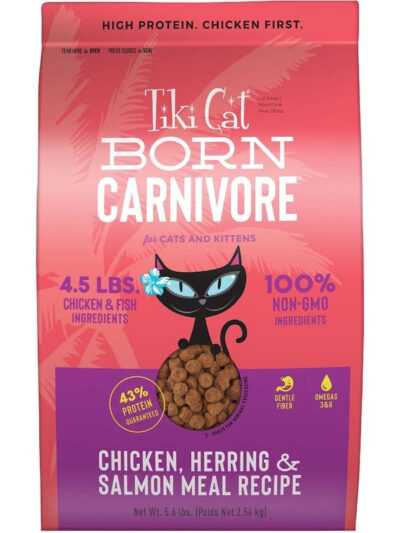 Tiki Pet Cat Carnivore Grain Free Chicken and Herring 5.6lbs.