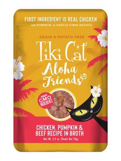 Tiki Pets Cat Aloha Chicken Pumpkin and Beef 2.5Oz (Case Of 12)