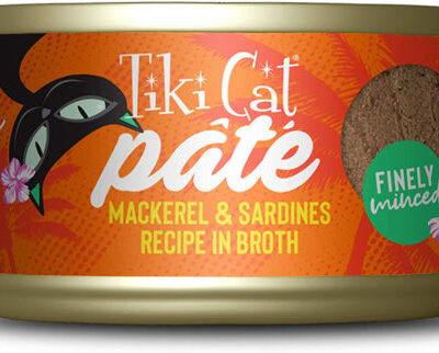 Tiki Pets Cat Grill Mackerel and Sardines Pate 2.8oz. (Case of 12)