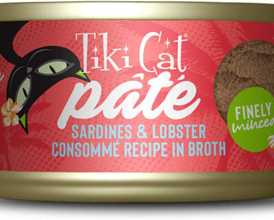 Tiki Pets Cat Grill Sardines and Lobster Consomme' Pate 2.8oz. (Case of 12)