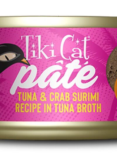 Tiki Pet Cat Grill Pate Tuna and Crab 2.8oz. (Case of 12)